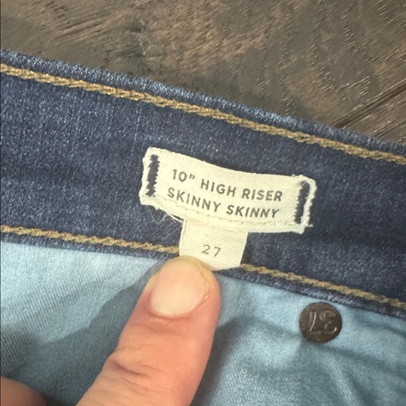 Madewell 10” High Riser Skinny Skinny Jeans Women’s Size 27 - Picture 4 of 5